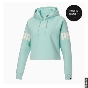 Puma Power cropped hoodie